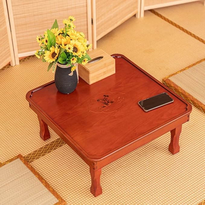 Coffee Tables for Living Room, Square folding tea coffee table, household kang - Image 4