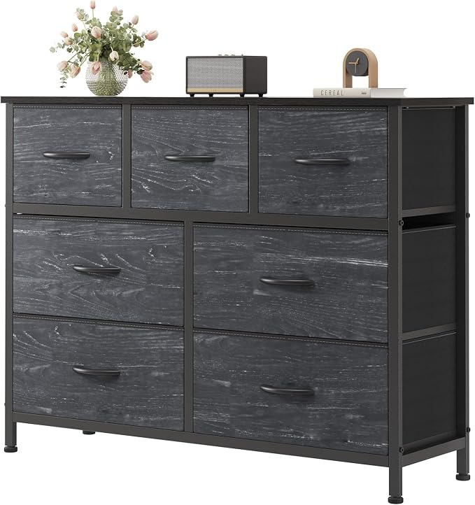 Sweetcrispy 7 Drawer Dresser, Fabric Storage Tower Organizer by Sweetcrispy