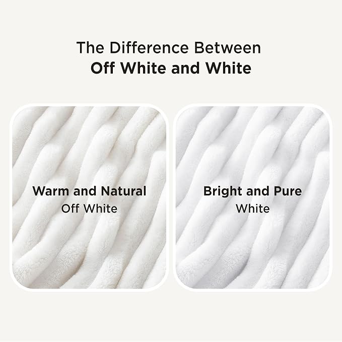 Bedsure GentleSoft White Full Blanket - Image 8