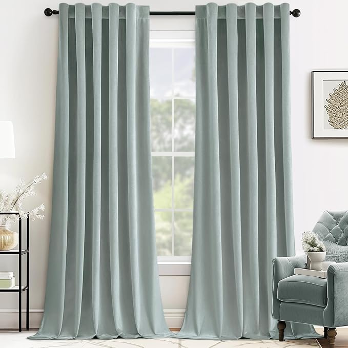MIULEE Velvet Curtains 96 inches by MIULEE