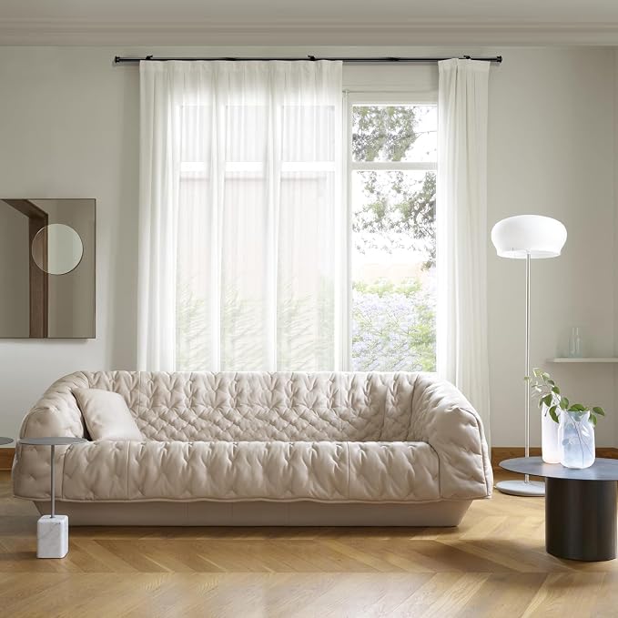 Small Curtain Rods for Windows 30" to 45" 5/8 Inch Standard Decorative Black - Image 2