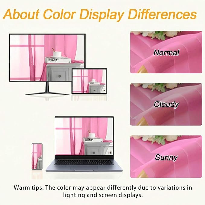 Gwine Short Kitchen Sheer Curtains 30 Inch Length - Image 3