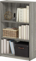 Furinno JAYA Book Shelf, 3-Tier Bookshelf, Bookcase by Furinno-FitsYourSpaceFitsYourBudget