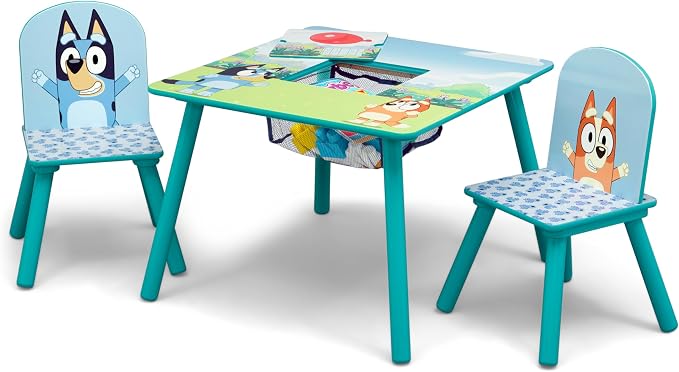 Delta Children Bluey Kids Table and Chair Set - Image 4