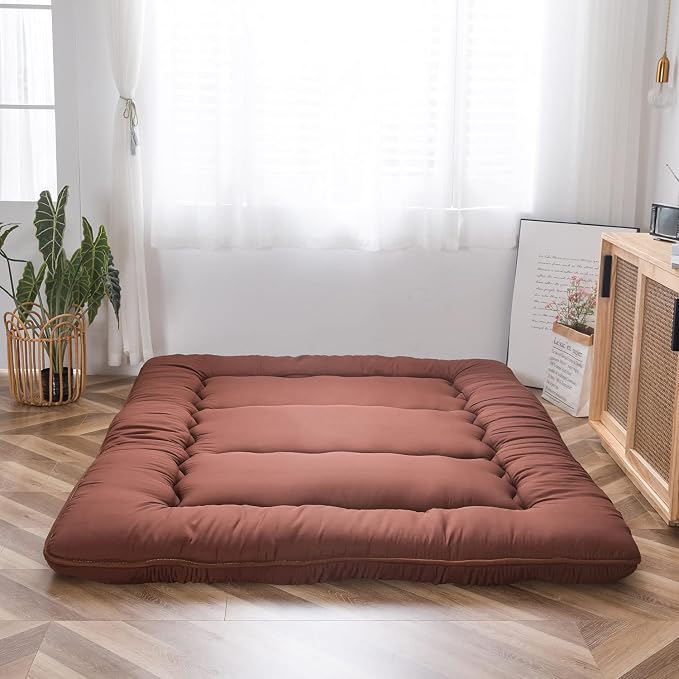 MAXYOYO Japanese Floor Mattress Futon Mattress, Thicken Tatami Mat Sleeping Pad by MAXYOYO