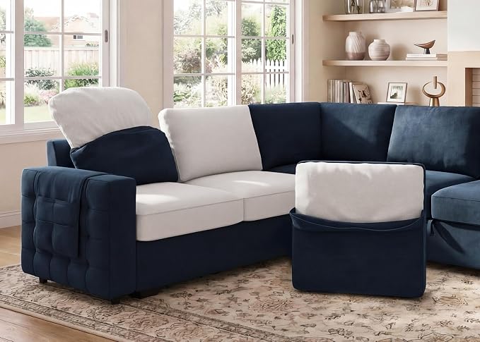 HONBAY Sectional Sleeper Sofa - Image 5