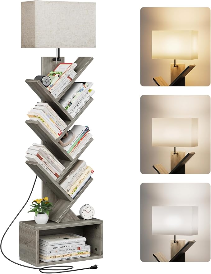 Evermagin 6 Tier Tree Bookshelf by Evermagin