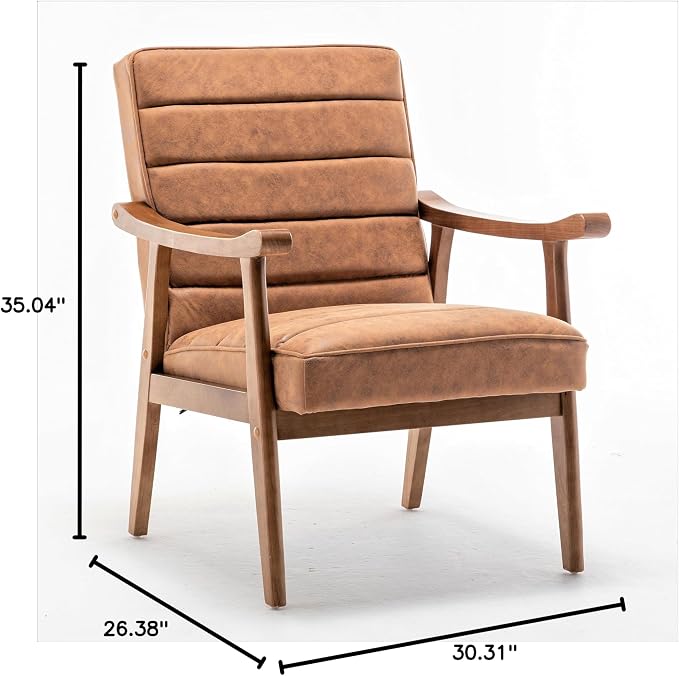Container Furniture Direct Unique Mid Century Modern Accent Chair - Image 3