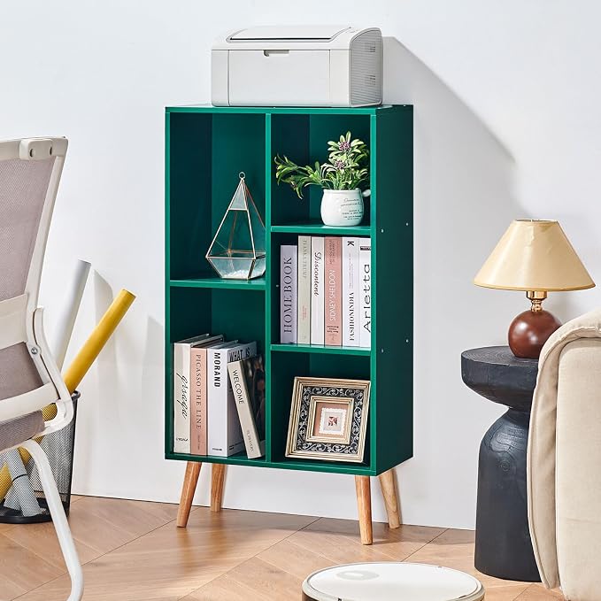 LEYAOYAO 5 Cube Bookshelf 3-Tier Bookcase - Image 3