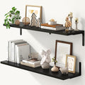 Fun Memories Deep Floating Shelves, 36W x 8D Floating Shelves Set of 2 by FunMemories