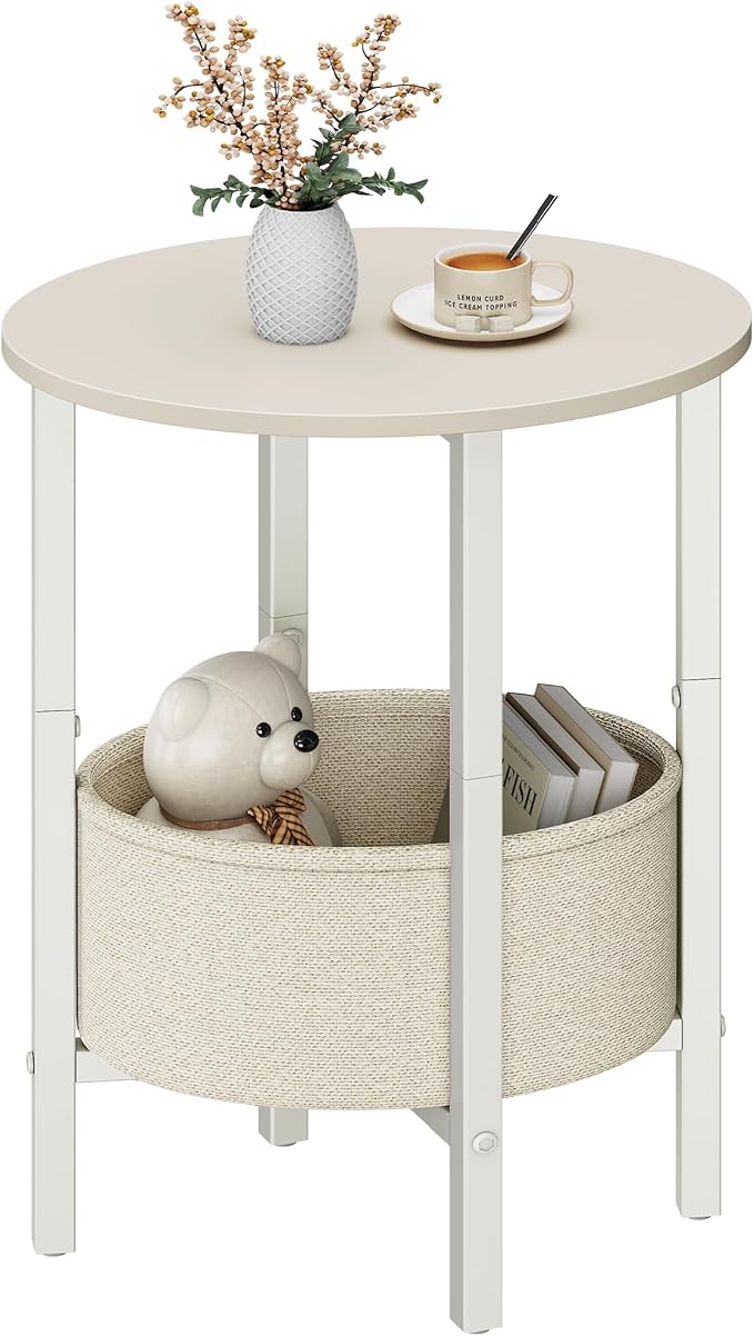 Vagusicc Side Table, Round End Table by Vagusicc