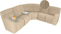 ALIECOM 100% Waterproof Recliner Sectional Couch Covers L Shape Stretch Corner by ALIECOM