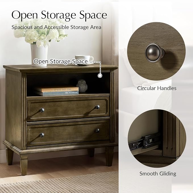 HULALA HOME Farmhouse End Table - Image 7
