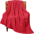 BEDELITE Fleece Blanket Red Throw Blanket by BEDELITE
