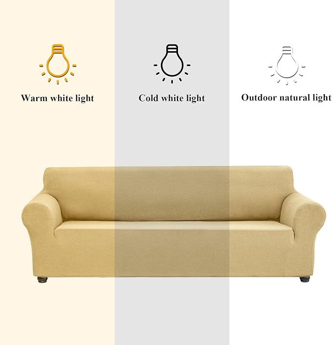 Joccun Stretch Chair Couch Cover, 1-Piece Sofa Slipcover Spandex Jacquard - Image 3