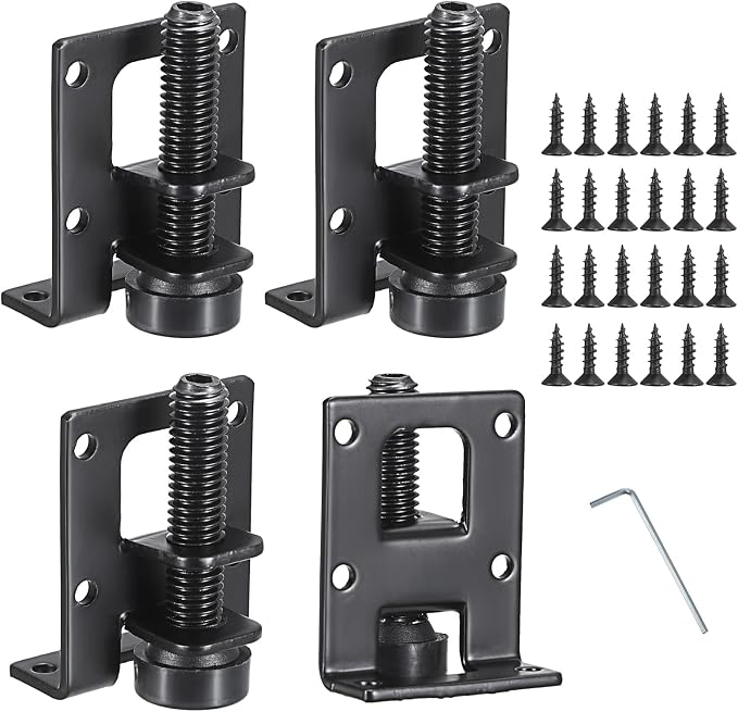 OwnMy 4 Packs Adjustable Furniture Leveling Feets L Shaped Furniture Levelers by OwnMy