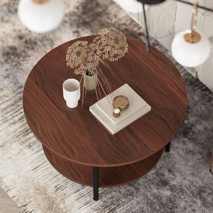 FABATO Round Lift Top Coffee Table - Image 6