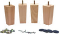 WEICHUAN Tapered Solid Beech Wood Furniture Legs by WEICHUAN