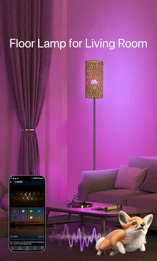 Ruiever Floor Lamp for Living Room, Farmhouse Floor lamp, Modern Standing lamp - Image 6