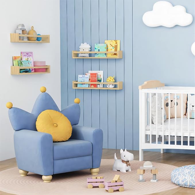 Forbena Natural Wood Nursery Bookshelves - Image 2