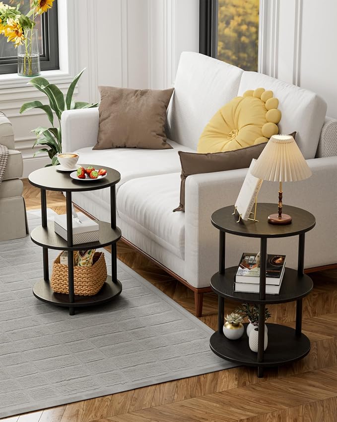 XBurmo Round Coffee Table for Living Room - Image 6