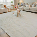 Rugs for Living Room 6x9, Alfombras para Salas Shag Large Plush Soft Area Rug by Junhejiamei