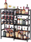 VASMIA Versatile Liquor Stand for Home Bar, Wine Rack Freestanding Floor by VASMIA