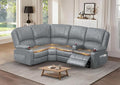 Yolsali Manual Reclining Sectional Sofa Set, 4 Seats Soft Leather Recliner by SavortheHappyMoments
