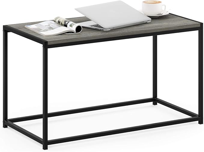 FURINNO Camnus Modern Living Coffee Table, French Oak Grey by Furinno-FitsYourSpaceFitsYourBudget