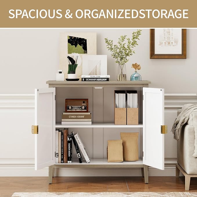 Sideboard Buffet Cabinet Set of 2 - Image 8