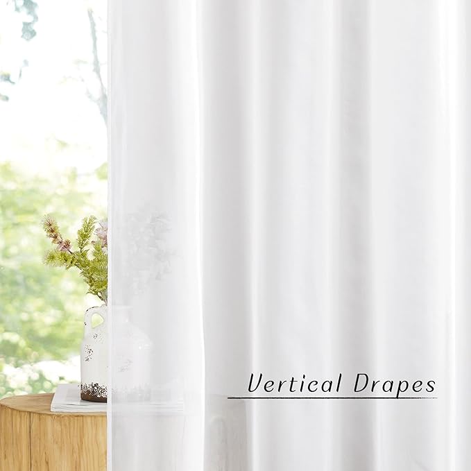NICETOWN Sheer Curtains 120 inches Length - Image 3