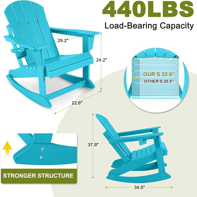 Plastic Adirondack Chair - Image 3