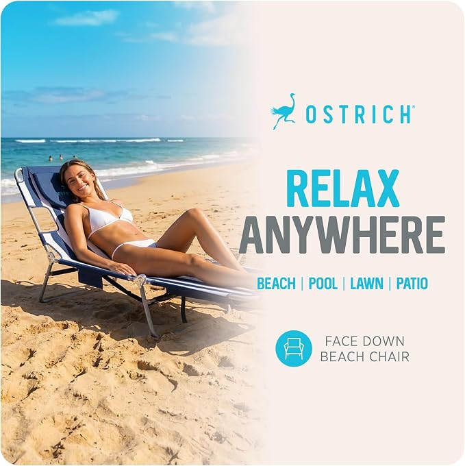 Ostrich the Backpack Chaise Lounge, Folding & Reclining Outdoor Beach Chaise - Image 4