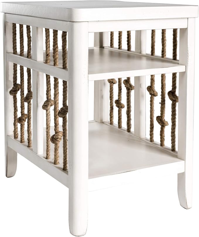 Liberty Furniture Dockside II Chair Side End Table, W18 x D24 x H26, Coastal - Image 2