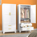 erosoei Metal Armoire Wardrobe Closet, 71 "Metal Clothing Storage Cabinet by erosoei
