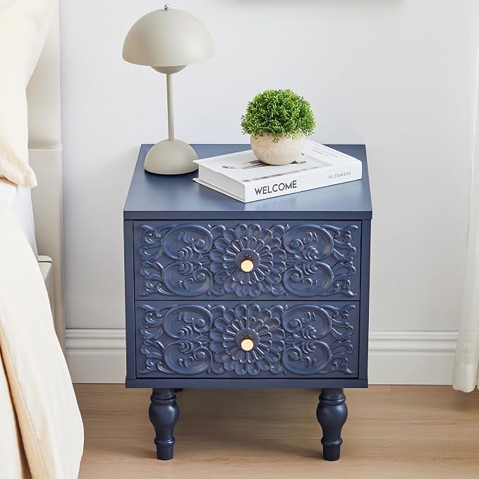 Nightstand, Farmhouse Bedside Table - Image 4