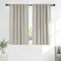 PONY DANCE Rod Pocket and Back Tab Blackout Curtains by PONYDANCE