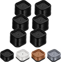Furniture Risers Adjustable Bed Risers Heavy Duty Lifts Height 2", Square by EnjoyLifeEnjoyHappiness