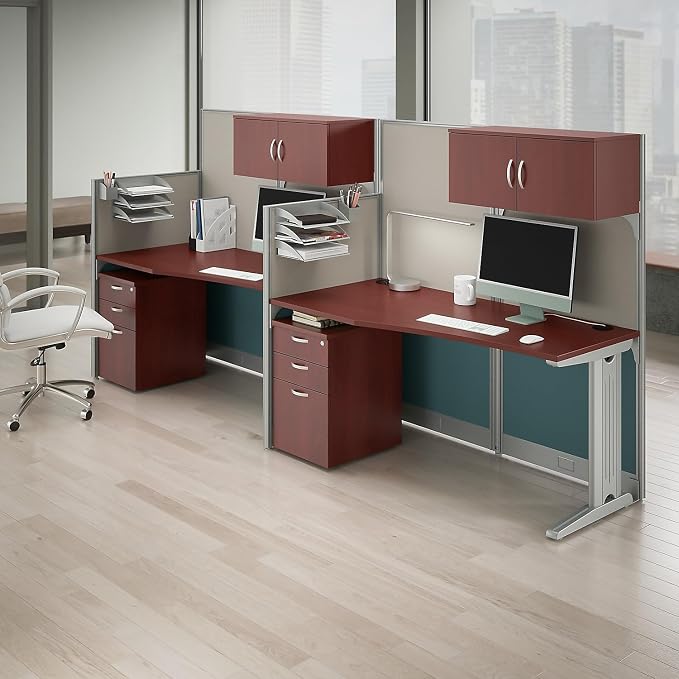 Bush Business Furniture Office in an Hour 65W Straight Cubicle Desk - Image 6