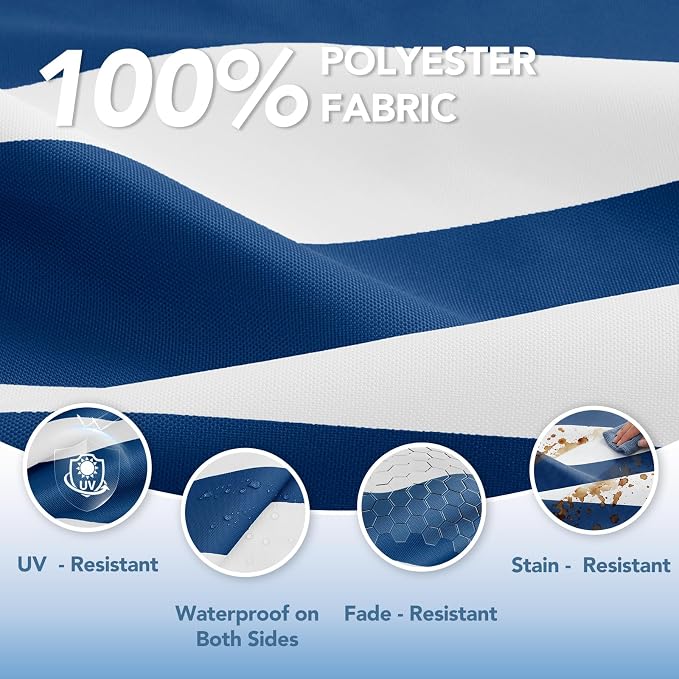 L'AGRATY Outdoor Lounge Chaise Cushion: 72x21x3 Inch Waterproof Lounge Chair - Image 4