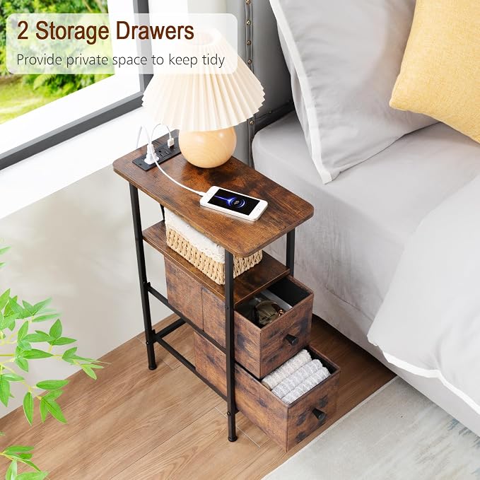 LOAKEKEL Narrow End Table Living Room - Image 7