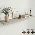 Dreamland Large Floating Shelves, 12 inch Deep Wall Shelves, Rustic Wood by Dreamland