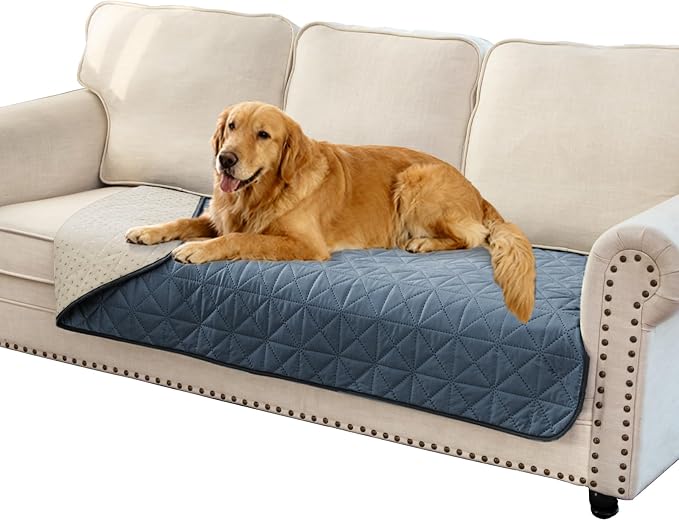 Ameritex Sofa Cover Waterproof for Seats Couch Cover for Dogs Pet Couch Cover - Image 5