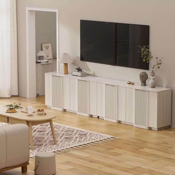 Brafab Buffet Cabinet, 31.5" Modern Farmhouse Accent Sideboard Cabinet - Image 7