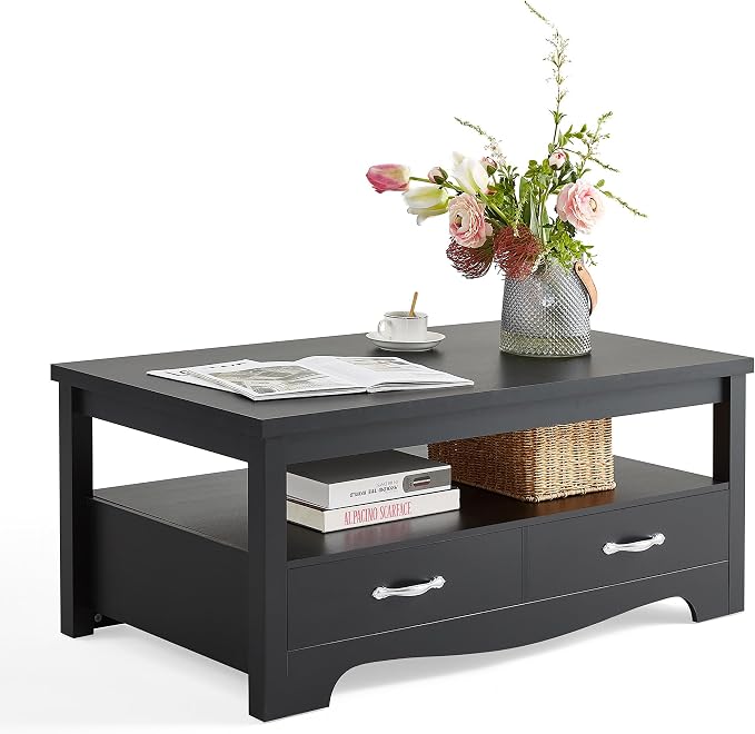LINSY HOME Farmhouse Coffee Table by LINSYHOME