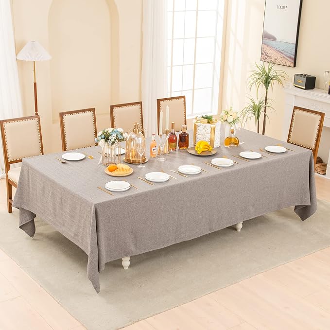 BALCONY & FALCON Rectangle Tablecloth Washable Wrinkle Resistant and Water - Image 5