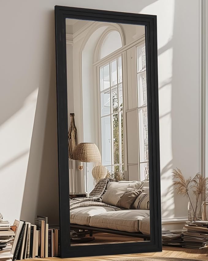 Full Length Mirror, Oversized Stand Up Mirrors Large Wall Mirrors, Wall Mounted - Image 2