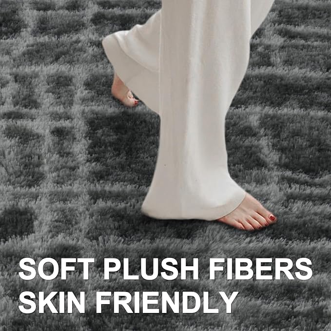 9x12 Ft Extra Large Shag Rugs for Living Room, Ultra Soft Fluffy Furry Area - Image 5