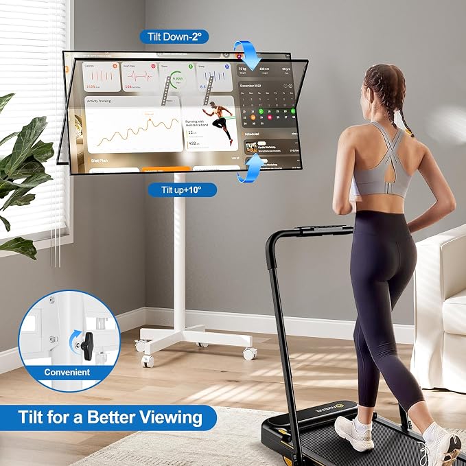 Mobile TV Cart Rolling TV Stand - Image 2