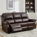 EBELLO Power Reclining Sofa for Living Room, Faux Leather 3 Seater Reclining by EBELLO
